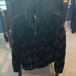 Urban Outfitters Black Teddy Jacket